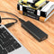 Maiwo K1687S Aluminium M.2 SATA SSD til USB C GEN2 10Gbps kabinetter ekstern storage B-tasten og B & M Key Support UASP, TRIM og 6Gbps SATAII