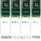 Maiwo K1688S M.2 SATA SSD til USB C GEN1 5Gbps kabinetter ekstern storage B Key og B & M-Key aluminium