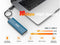 Maiwo K1690 M.2 SATA & NVMe SSD combo til USB3.2 Gen2 10 Gbps eksternt kabinet skrueløst design aluminium
