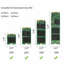 Maiwo K3016CL dockingstation til disk kloning SATA og NVMe SSD 1: 1 10 Gbps M-Key og Key B + M SD Express-kortlæser