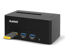 Maiwo K308H USB 3.1 GEN1 5Gbps Docking 1st 2,5-3,5 SATA-harddisk SSD op til 14TB med understøttelse af UASP 3xUSB3.1 hub
