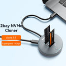 Maiwo K3026AN USB3.2 NVMe M.2 SSD-klonings-dockingstation
