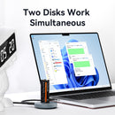 Maiwo K3026AN USB3.2 NVMe M.2 SSD-klonings-dockingstation