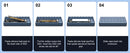 Maiwo USB4.0 NVME Eksternt kabinet 8tb m og B&M Key 2280