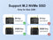 Maiwo USB4.0 NVME Eksternt kabinet 8tb m og B&M Key 2280