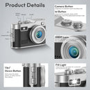 Mini HD Kamera – 0,96" skærm, 2MP fotoopløsning og 1080P video, 200mAh batteri