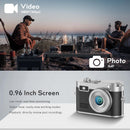 Mini HD Kamera – 0,96" skærm, 2MP fotoopløsning og 1080P video, 200mAh batteri