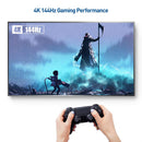 NORDIC CERTIFICEREDE KABLER 2m nylon flettet Displayportkabel 1,4 UHD 8K60Hz 4K144Hz HBR3 32,4Gbps 10-bit HDR