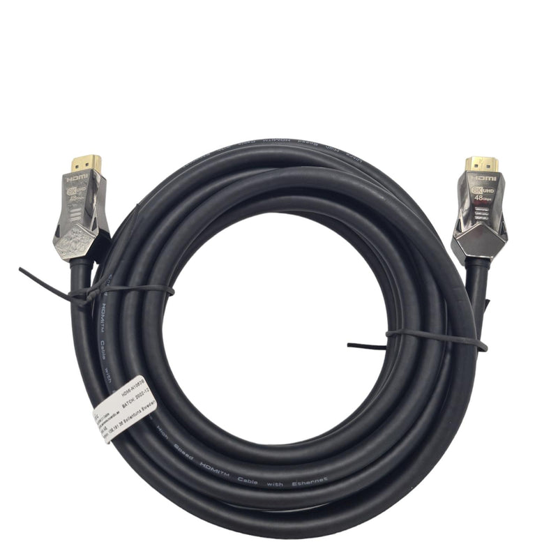 NORDIC CERTIFICEREDE KABLER 5m Ultra High Speed HDMI 2.1 8K 60Hz 4K 120Hz 48Gbps Dynamic HDR eARC VRR-kabel forgyldt