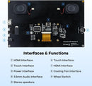 NÖRDIC 10,1" Touchskærm, 1024x600 IPS LCD-panel med kapacitiv touch, HDMI-skærm til Raspberry Pi