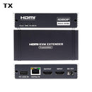 NÖRDIC 1080P 60Hz 65M HDMI KVM Extender with USB over over Cat5e/Cat6 POC with Loop Support USB Keyboard Mouse for PC Computer