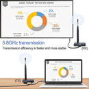 NÖRDIC 1080P Full HD HDMI Trådløs 180m Forlænger TX til RX Loop Out WiFi 5.8G