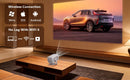 NÖRDIC 1080P Projektor Netflix-certificeret 200 ANSI lumen 2.4/5G WiFi 6 understøttelse til iOS/Android