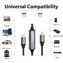 NÖRDIC 10m Aktiv USB 3.0 C til C-kabel, 5Gbps Super Speed USB-kabel