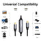 NÖRDIC 10m Aktiv USB 3.0 C til C-kabel, 5Gbps Super Speed USB-kabel