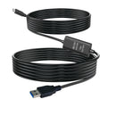 NÖRDIC 10m USB-A 3.2 GEN1 til USB-C 5Gbps Aktiv forlængerkabel