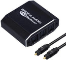 NÖRDIC 1-3 Splitter Optisk lyd SPDIF Toslink Cable 1m understøtter Dolby Digital, DTS 5.1 PCM LPCM