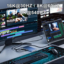 NÖRDIC 1,5m Thunderbolt 5 kabel 80Gbps dataoverførsel 240W opladning 120Gbps båndbredde 16K60Hz 8K60Hz 4K540Hz