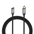 NÖRDIC 1,5 m USB3.2 SuperSpeed USB 5 Gbps USB-C til C forlængerkabel med strømforsyning 60W og 4K60Hz video