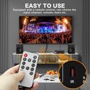 NÖRDIC 192 kHz USB DAC Digital to Analogue Audio Converter, USB Optical SPDIF Coaxial to Analogue Stereo RCA L/R 3.5 mm