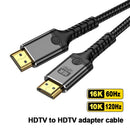 NÖRDIC 1m HDMI 2.2 kabel 96 Gbps, understøtter 16K 60Hz, 8K 240Hz, 4K 480Hz, HDCP 2.2 & 2.3, DTS:X, Dynamic HDR10+ og eARC