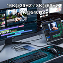 NÖRDIC 1m Thunderbolt 5 kabel 80Gbps dataoverførsel 240W opladning 120Gbps båndbredde 16K60Hz 8K60Hz 4K540Hz