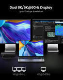 NÖRDIC 1m USB4 V2.0 120G 16K 240W kompatibel med Thunderbolt