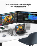 NÖRDIC 1m USB4 V2.0 120G 16K 240W kompatibel med Thunderbolt