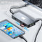 NÖRDIC 1 til 10 USB-C dockingstation 2xHDMI 4K60Hz 3xUSB3.0, 1xUSB-C, 1xRJ45 GigaLan, 1xPD100W, 1xSD & 1xMicroSD