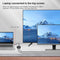 NÖRDIC 1 til 2 splitter 1xDisplayport til 1xHDMI og 1xDisplayport 8K30Hz understøttelse af MST og HDR