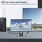 NÖRDIC 1 til 2 splitter 1xDisplayport til 1xHDMI og 1xDisplayport 8K30Hz understøttelse af MST og HDR