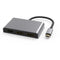 NÖRDIC 1 til 4 USB-C dockingstation 3 skærme 2xDP 4K60Hz, 1xHDMI 4K60Hz 1x USB-C PD100W