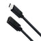 NÖRDIC 20cm USB3.2 Gen2 USB-C forlængerkabel til 10Gbps 5A 100W Thunderbolt3