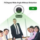 NÖRDIC 2K 30fps 4MP webcam med ringlys 5X zoom 1/2,8 CMOS-sensor