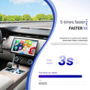 NÖRDIC 2-i-1 trådløs Android CarPlay-dongle, med USB-C-adapter, Plug & Play, WiFi 5,8 GHz, understøtter iOS 10+ og Android 11+