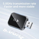 NÖRDIC 2-i-1 trådløs Android CarPlay-dongle, med USB-C-adapter, Plug & Play, WiFi 5,8 GHz, understøtter iOS 10+ og Android 11+