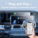NÖRDIC 2-i-1 trådløs Android CarPlay-dongle, med USB-C-adapter, Plug & Play, WiFi 5,8 GHz, understøtter iOS 10+ og Android 11+