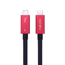 NÖRDIC 2m Thunderbolt 5-kabel 80Gbps dataoverførsel 240W opladning 120Gbps båndbredde 16K60Hz 8K60Hz 4K540Hz