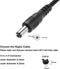 NÖRDIC 2 m USB-A kabel til DC 5.5×2.5 mm 2A