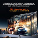NÖRDIC 2m USB-C til DisplayPort 2.1 kabel 16K60Hz 8K120Hz 2K/4K240Hz 80Gbps Thunderbolt 5/4/3 til DisplayPort 2.1