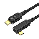 NÖRDIC 2m vinklet USB4 V2.0 120G 16K 240W kompatibel med Thunderbolt