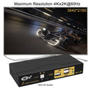 NÖRDIC 2 til 1 USB-C til HDMI 2.0 KVM-switch, 4K60Hz