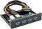 NÖRDIC 3,5" Floppy frontpanel 4xUSB3.0 5Gbps 20pin stik