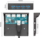 NÖRDIC 3,5" Floppy frontpanel 4xUSB3.0 5Gbps 20pin stik