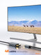 NÖRDIC 3m USBC til Displayport-kabel UHD 4K 60Hz DP 1.2 21.6Gbps HDCP Alt Mode Over USB C, aluminiumsstik Space Grey