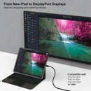 NÖRDIC 3m USBC til Displayport-kabel UHD 4K 60Hz DP 1.2 21.6Gbps HDCP Alt Mode Over USB C, aluminiumsstik Space Grey