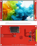 NÖRDIC 4,0" Touch Display Shield-modul, 480x320 TFT LCD-panel, SPI-seriel ST7796S med touch-pen, kompatibel med Arduino