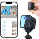 NÖRDIC 4G-overvågningskamera, 2K QHD indendørskamera, radarbaseret bevægelsesregistrering, kompatibelt med SIM, uden krav om WiFi