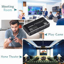 NÖRDIC 4K 60Hz HDMI-switch 2 til 1 med lydudtræk Toslink HDR HDCP2:3 ARC/eARC 7.1-lyd