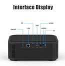 NÖRDIC 4K Projektor 500ANSI Opløsning Dobbeltbånd Bluetooth 5.1